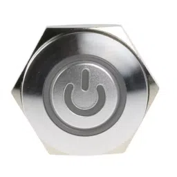 RS PRO Illuminated Push Button Switch Latching 16 mm Cutout SPST Red LED 36 V DC, 1759303 image 5