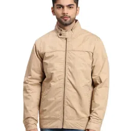 ColorPlus Beige Tailored Fit Jacket-image-47