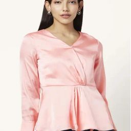 Annabelle by Pantaloons Peach Regular Fit Top-picture-46