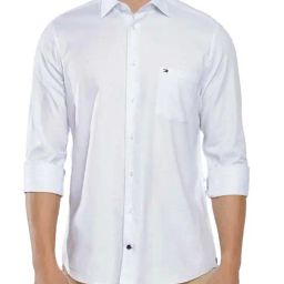 Tommy Hilfiger Blue Cotton Regular Fit Shirt-picture-32