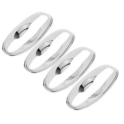 Auto Pearl Chrome Finger Insert Trim Cover Compatible For Maruti Suzuki Vitara Brezza (Set of 4) image 2