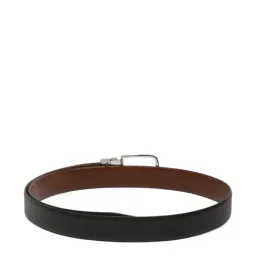 Teakwood Leathers Black Leather Reversible Belt for Men image 3