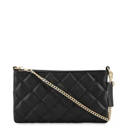 Fastrack Black Quilted Small Sling Handbag-image-61