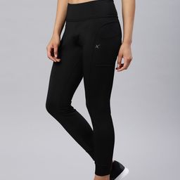 HRX by Hrithik Roshan Black Ankle Length Track pants-picture-8