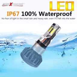 ALLEXTREME 6 LED Headlight Fog Lamp Bulbs Kit for Car and Motorcycle (Cool White) image 2