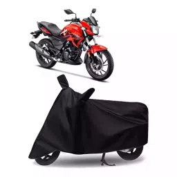 Auto Pearl Bike Cover for Hero Xtreme 200R (Black)-picture-12