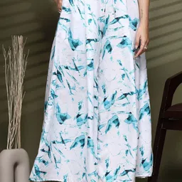 Oomph! Women Floral Printed Relaxed Trousers-picture-41