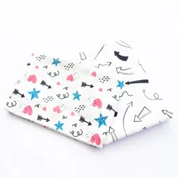 Yellow Doodle Organic Cotton Swaddle Wrappers Pack of 2 - Multicolor-image-24