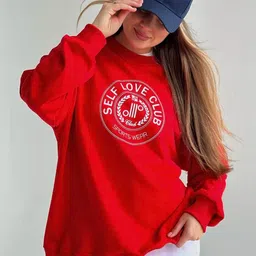 StyleCast x Revolte Women Printed Round Neck Long Sleeve Sweatshirt-image-33