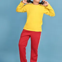 BAESD Boys Pack Of 2 Mid-Rise Track Pants with Side Stripes image 5