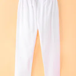 Teentaare Cotton Full Sleeves Kurta Pyjama Set with Jacket Floral & Leaf Print - Multicolour image 5