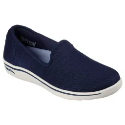 SKECHERS ARCH FIT UPLIFT Navy Blue Walking Shoes image 4