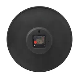RANDOM Black & White Plastic Silent Sweep Round Wall Clock image 4