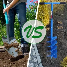 REDBUILD 152.4 mm (6 Inch) Dual Blade Earth Auger Hole Digger, Post Hole Digger image 4