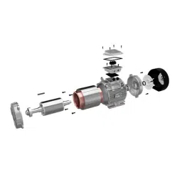 CG Power 1.5 HP Axelera Process Performance Squirrel Cage Induction Motor IE4 TEFC 3 Phase 6 Pole 1000 RPM, XABAAD05321AA1A01A image 4