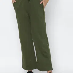 Allen Solly Green Cotton Sports Track Pants-image-22