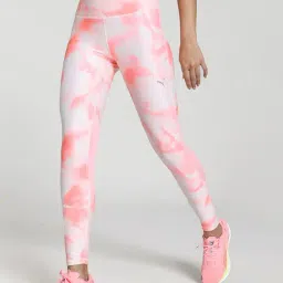 Puma Pink Printed Sports Tights-picture-35
