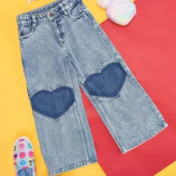 Pantaloons Junior Blue Cotton Cut N Sew Jeans-picture-47