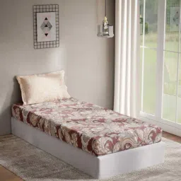 DDecor Admira Ethnic Red Cotton 144 TC Single Bedsheet With 1 Pillow Cover-picture-37