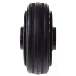 LAG Black Rubber Quiet Operation, Shock Absorbing Trolley Wheel, 50 Kg, 13104 image 2