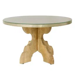 ellementry Beige Mango Wood Centrum Coffee Table image 2