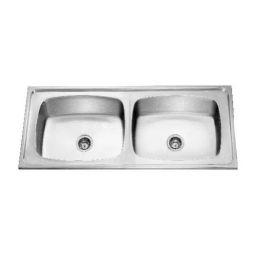 Jayna Signature Collection Apollo 50x20 inch Matt Finish Stainless Steel Double Bowl Kitchen Sink, DBF 05 (DX)-picture-40