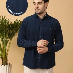 Kuons Avenue Teal Regular Fit Casual Shirt-picture-22