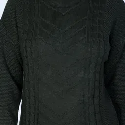 The Roadster Lifestyle Co Self Design Woolen Round Neck Sweater & Trousers Co-Ords image 5