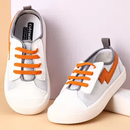 Cute Walk by Babyhug Casual Shoes Solid- Grey-picture-23