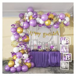 Bubble Trouble Purple Happy Birthday Decoration Items Party Supply Pack of 67-picture-21