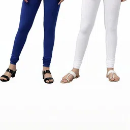 Tik Tok WEARS Girls Blue Churidar Length Leggings-image-92