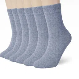 MUKHAKSH Grey Cotton Socks-picture-27