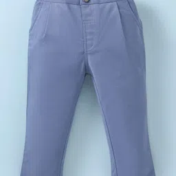 ToffyHouse Poplin Woven Full Sleeves Printed Party Shirt & Trouser Set With Bow & Suspender - Pink & Blue image 4