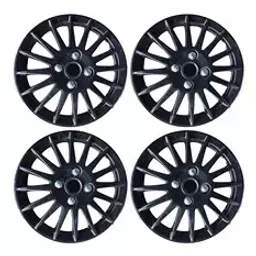 Auto Pearl Premium Quality Car Full Black Wheel Cover Caps Black 381 mm(15 Inch) Press Type Fitting Wheel Cover For Maruti Ertiga (Pack of 4 Pcs)-image-14
