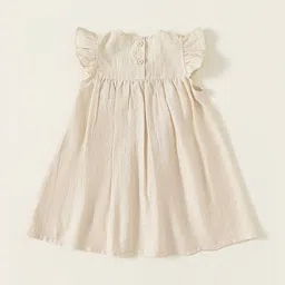 LULU & SKY Flutter Sleeve A-Line Dress image 3