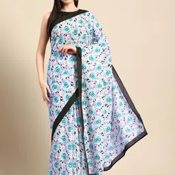 BUTA BUTI Floral Pure Cotton Printed Saree-image-75