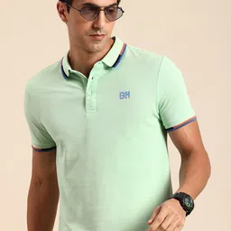 Being Human Polo Collar Pure Cotton T-shirt-picture-24