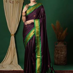 DIVASTRI Woven Design Zari Pure Silk Mysore Silk Saree-picture-43