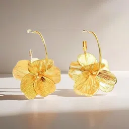 Anouk Floral Hoop Earrings-picture-38