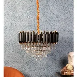 ELIANTE Torrica Cristal LED Chandlier 406 mm (16 inch) With Adjustable Colour Temperature image 3