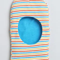 BUMZEE Infants Boys Pack Of 2 Printed Reversible Balaclava Caps image 3