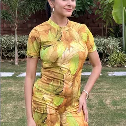 BAESD Women Printed T-shirt with Shorts image 4