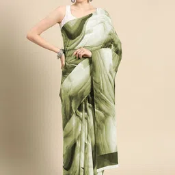 BUTA BUTI Printed Abstract Pure Cotton Saree-picture-31
