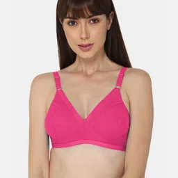 NAIDU HALL Pack of 3 Full Coverage Cotton Everyday Bras With All Day Comfort image 4