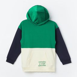 Fame Forever by Lifestyle Boys Colourblocked Hood Cotton Pullover Sweatshirt-picture-17