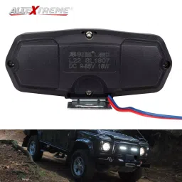 AllExtreme EXL22S2 Imported Universal 12 LED Fog Light Off/On Road Driving Work Lamp with 7/8 Inch Handlebar Switch for Bike Cars and Motorcycle (18W, White Light, 2 PCS, 6 Months Warranty) image 4