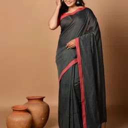 Laa Calcutta Pure Cotton Saree image 4