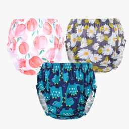 Chinmay Kids Baby Panty Boys and Girls Reusable Washable Printed Panty Pack of 3-picture-19