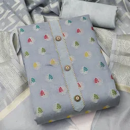 SAINOOR Semi-Stitched Dress Material-picture-37