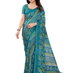 Moda Rapido Printed Bandhani Saree image 1